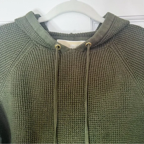 Michael Kors | Women’s Ribbed Pullover Hoodie | M - Picture 9 of 10